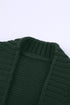 Open Front Chunky Knit Cardigan
